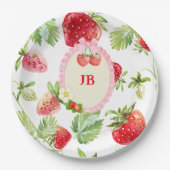 カスタムイチゴ ペーパープレート (正面)
