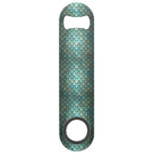 カスタムイニシャルブルーはかりで測テクスチャ スピード栓抜き (裏面)