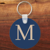 カスタムイニシャルモノグラムの キーホルダー (裏面)