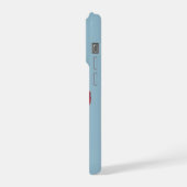 カスタムイニシャルローズiPhoneケース | モダンフローラル iPhoneケース (左側面)