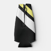 カスタムイニシャル対角線（黒） ボトルクーラー (裏面)