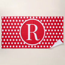 カスタムイニシャル水玉模様