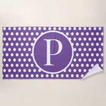 カスタムイニシャル水玉模様