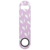 カスタムイニシャル白シルエット離れパープル スピード栓抜き (裏面)