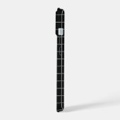 カスタムイニシャル&カラー幾何学模様 iPhone 15ケース (左側面)