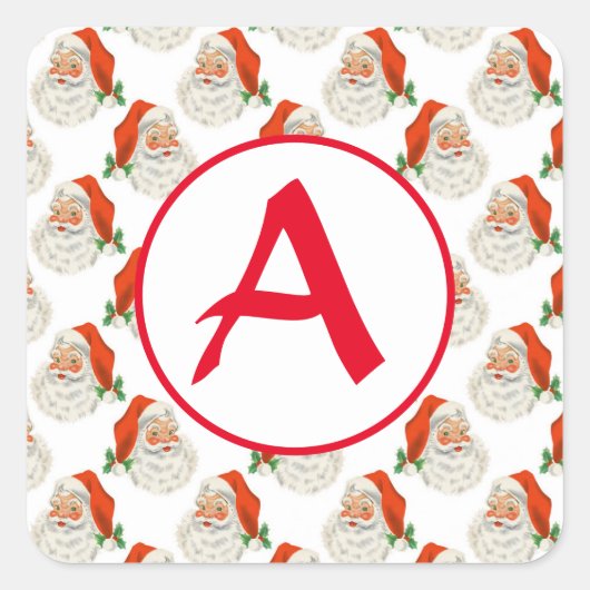 カスタムイニシャル スクエアシール (正面)