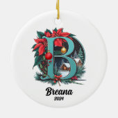 カスタムイニシャル セラミックオーナメント (裏面)