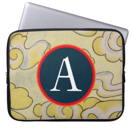 カスタムイニシャルCLOUD日本の Electronicsバッグ ラップトップスリーブ