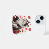 カスタムイヌイットArt Iphone 15 Case Nunavut Canada 15ケース (裏面横)