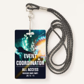 カスタムイベントコーディネーターすべてのアクセスコンサートパス バッジ (正面ランヤード)