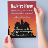 カスタムイベントハ幽霊のよく出るウス チラシ (手)