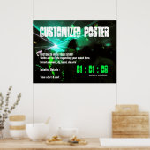 カスタムイベントパーティーポスター ポスター (キッチン)