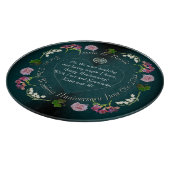 カスタムイベントフローラハート カッティングボード (角)