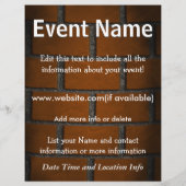 カスタムイベントレンガ壁 チラシ (裏面)