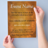 カスタムイベント燃焼エネルギー チラシ (手)