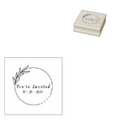 カスタムイベント用の木材スタンプ ラバースタンプ (押印)