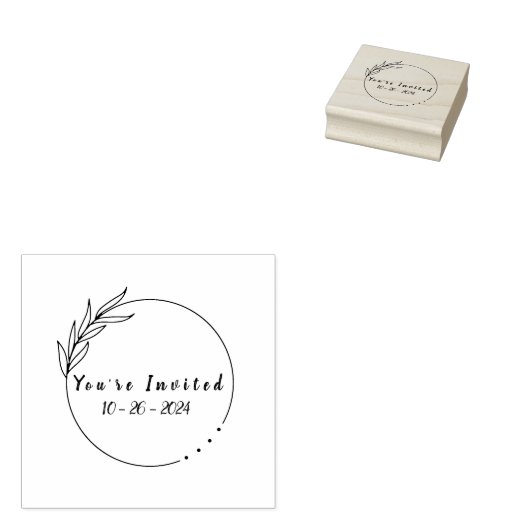 カスタムイベント用の木材スタンプ ラバースタンプ (押印)