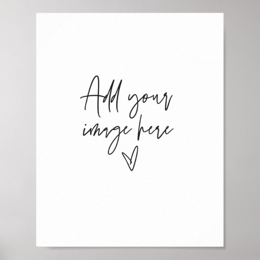 カスタムイベント結婚ボード写真ポスターG400 ポスター (正面)