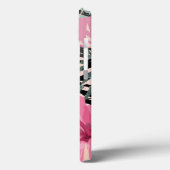 カスタムイメモダンージLトロピカルリーフピンク Case-Mate iPhoneケース (裏面 / 左)