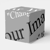 カスタムイメージパーティの好意ボックス フェイバーボックス (裏面サイド)