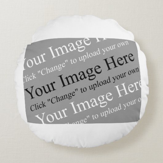 カスタムイメージピロー ラウンドクッション (正面)