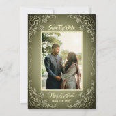 カスタムイメージ付きインドヒンズー教式招待状 招待状 (裏面)