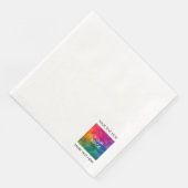 カスタムイメージ写真またはロゴを追加テキストテンプレートベスト (コーナー)