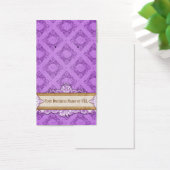 カスタムイヤリングカードパープルヴィンテージディスプレイカード (デスク)