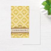 カスタムイヤリングカード黄色ヴィンテージ表示カード (デスク)