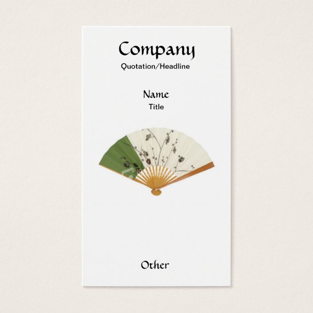 カスタムイヤリングジュエリータグ/名刺 (正面)