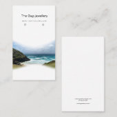 カスタムイヤリングジュエリー表示カード 予約カード (正面/裏面)