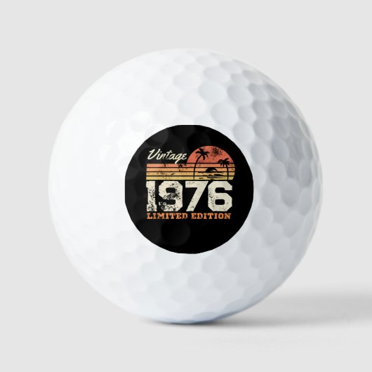 カスタムイヤービンテージ1976限定版 ゴルフボール (正面)