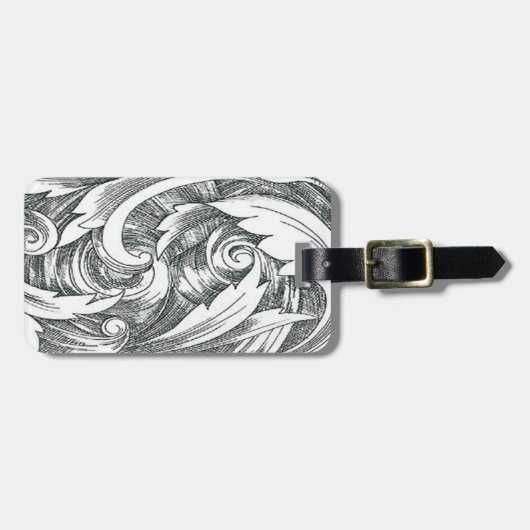 カスタムインクアート旋回ラゲッジタグ ラゲッジタグ (正面横)