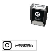 カスタムインスタグラム 後を追| Instagramの私 セルフインキングスタンプ (インサイチュ)