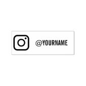 カスタムインスタグラム 後を追| Instagramの私 ラバースタンプ (インプリント)