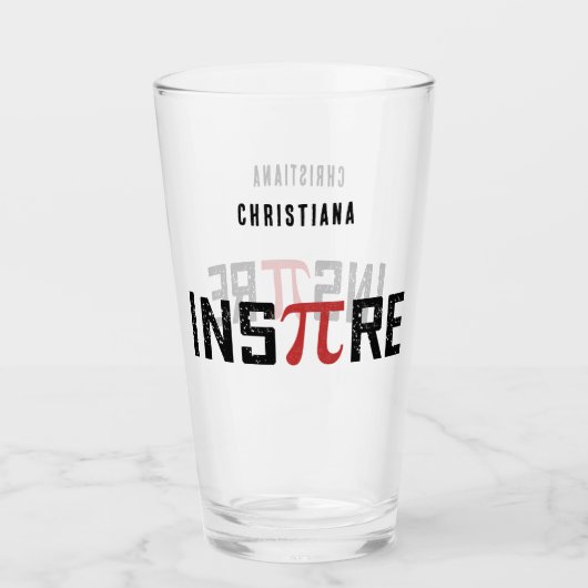 カスタムインスパイアパイ日 | Happy Piの日Math Gives タンブラーグラス (正面)