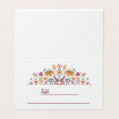 カスタムインディアン花茎 名刺 (外部フラット)