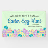 カスタムイースターエッグ狩りバカラフルナー 横断幕 (横)