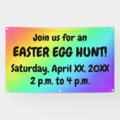 カスタムイースターエッグ狩りバナー 横断幕 (横)