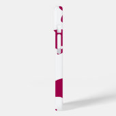 カスタムイースターバニーラビットシルエットモノグラムiPC Case-Mate iPhoneケース (裏面 / 左)