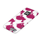 カスタムイースターバニーラビットシルエットモノグラムiPC Case-Mate iPhoneケース (底)