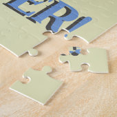 カスタムイースターバニー特大ピース ジグソーパズル (側面)