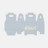 カスタムイースターメッセージ白フローラ縁ど フェイバーボックス (折り畳みなし)