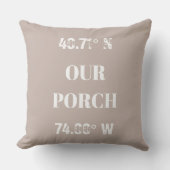 カスタムウアポーチ座標装飾用クッション アウトドアクッション (正面)