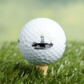 カスタムウィルソン超距離ゴルフボール ゴルフボール (インサイチュ 木)