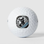 カスタムウィルソンUltra Distanceゴルフボール SAMURAI ゴルフボール (正面)