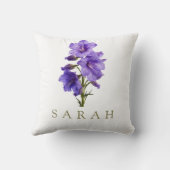 カスタムウィルフラワーギフト クッション (裏面)