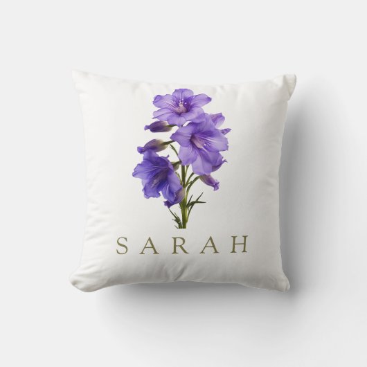 カスタムウィルフラワーギフト クッション (正面)