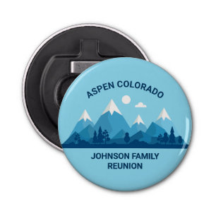 カスタムウィンターファミリー懇親会パーティースノーイマウンテン 栓抜き