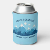 カスタムウィンターファミリー懇親会パーティースノーイマウンテン 缶クーラー (缶裏面)